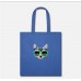 Music Cat With Glasses 1 Royal Blue Tote Bag